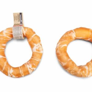 BeeZteES Kauwring Kip Kabeljauw Hondensnack 12.5 cm per stuk