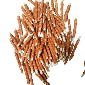 kauwstaafjes met zalm 11-12cm per stuk