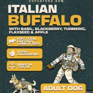 promise65 Volwassen Hond Italiaanse Buffel met Basilicum, Bramen, Kurkuma, Lijnzaad & Appel 6 kg