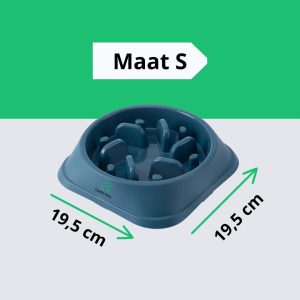 Anti Schrokbak Hond – Maat S – 19,5 CM
